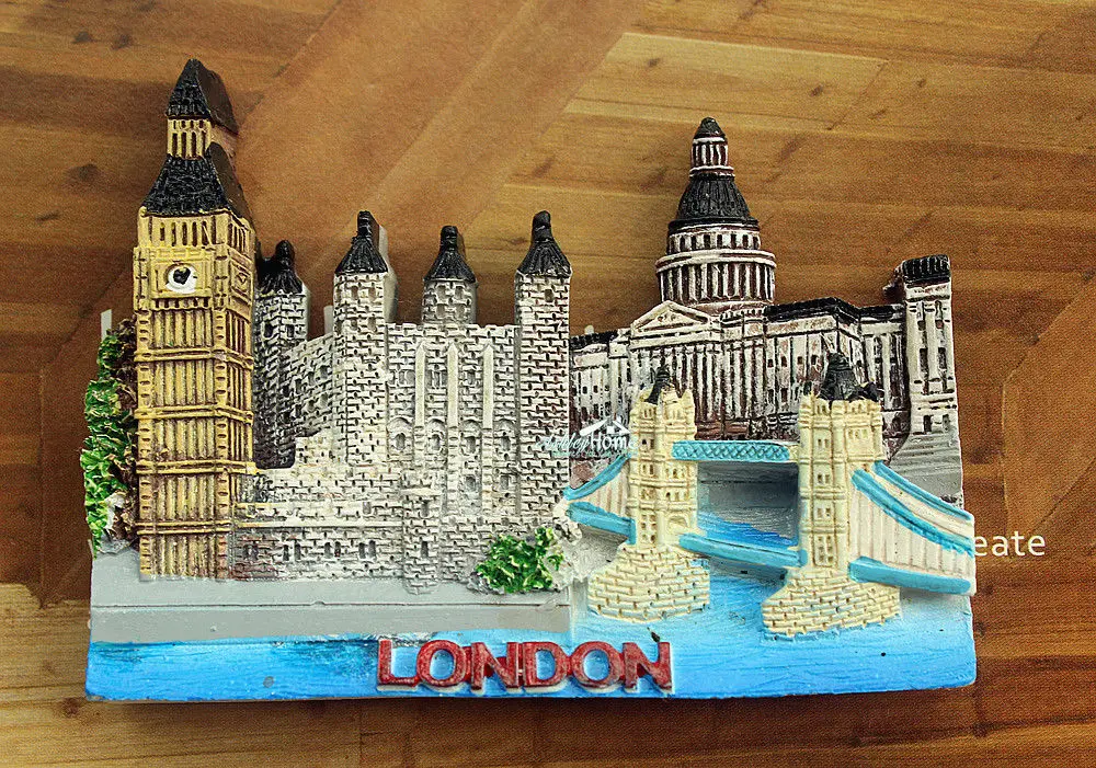 Сувенир для туристического путешествия магнитный 3d-холодильник из смолы | Дом и