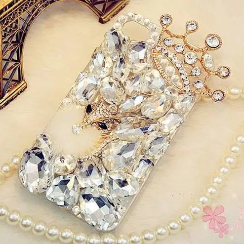 Luxury Rhinestone Bling Back Cover Hard PC Clear Transparent Phone Cases For Samsung Galaxy S6 Edge Plus S7 Note 4 5 J3 J5 J7 J2 |