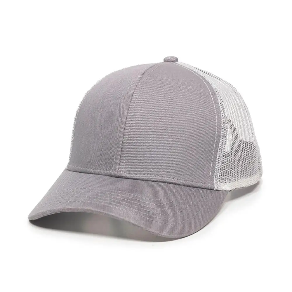 It-Grey-White KOEP тип, Повседневная однотонная хлопковая кепка для грузовика для женщин и мужчин, черная белая летняя бейсболка, крутая сетчатая бейсболка, кепки для папы - Цвет: It-Grey-White