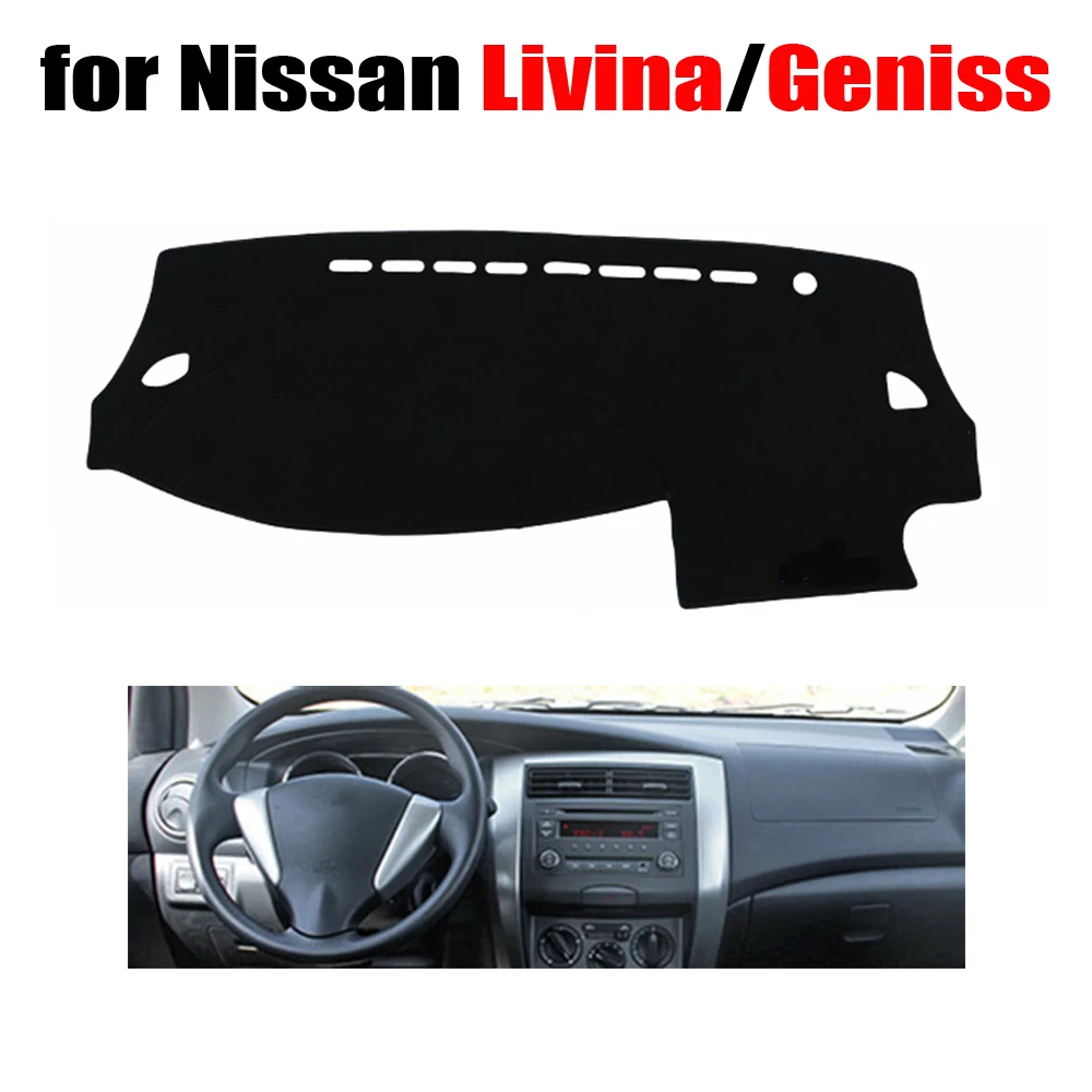

Автомобильный коврик для приборной панели для Nissan LIVINA/GENISS, все годы, левый коврик для приборной панели, Накладка для приборной панели, аксес...