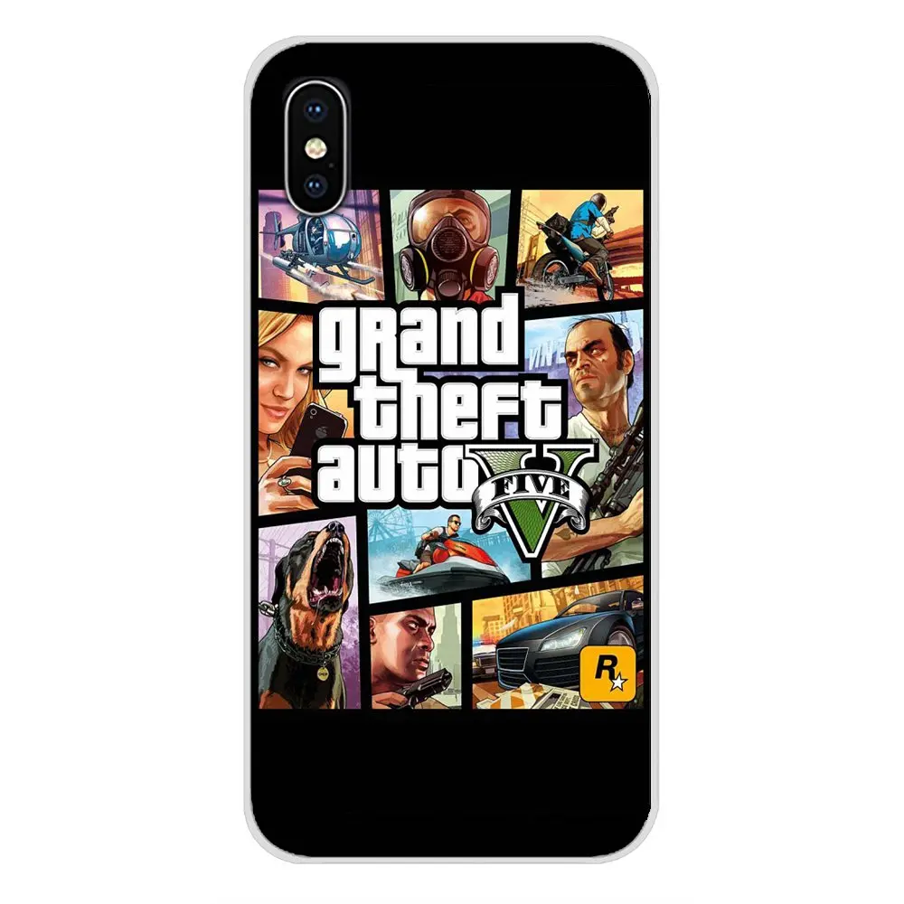 Мягкие прозрачные чехлы rockstar gta 5 Grand Theft NEW для Samsung Galaxy A3 A5 A7 A9 A8 Star A6 Plus 2018 2015 2016
