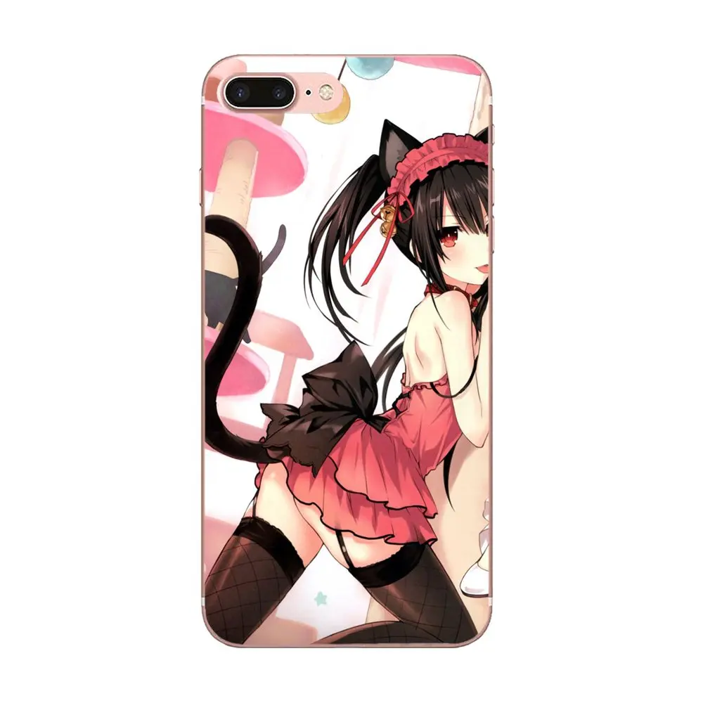 Аниме Tokisaki Kurumi для Galaxy Alpha Core Note 2 3 4 S2 A10 A20 A20E A30 A40 A50 A60 A70 M10 M20 M30 лидер продаж модный |