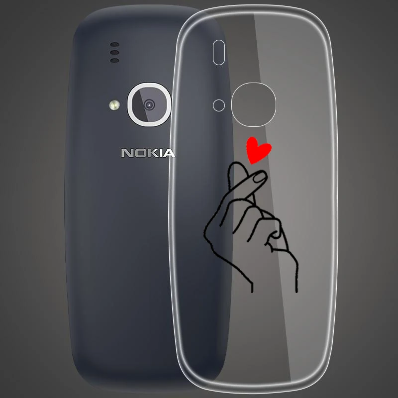 Прозрачный прозрачный чехол для Nokia 3310 мягкий из ТПУ Ультратонкий Оригинальный
