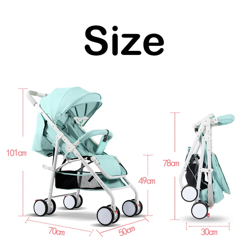 IIILOVEBABY детская коляска 2 в 1 детская коляска Легкая Складная