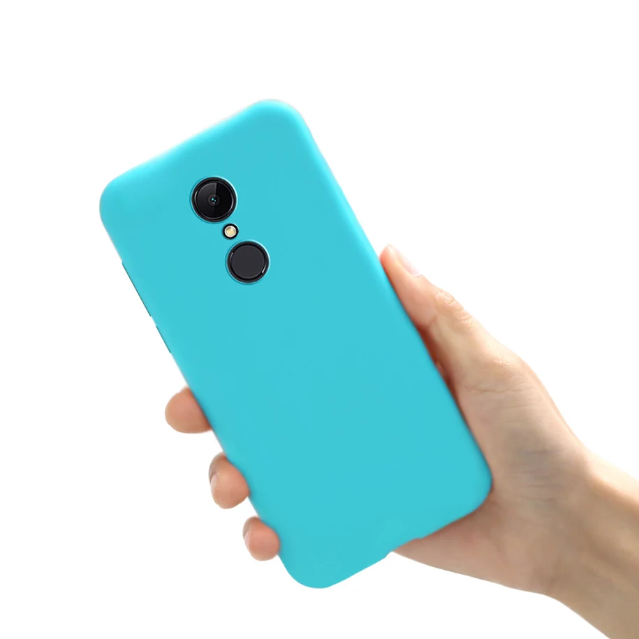Чехлы для телефонов Xiaomi Redmi 5 новый тонкий матовый Мягкий силиконовый чехол из ТПУ