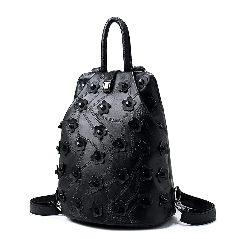 Повседневная Женщины Рюкзаки Случайные Кожа Дамы Рюкзак Путешествия Для