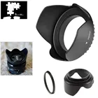 Цветочная бленда для объектива Sony Alpha A6500 A6400 A6300 A6100 A6000 A5100 A5000 NEX-6 NEX-5T NEX-5N NEX-3N 16-50 мм, 40,5 мм