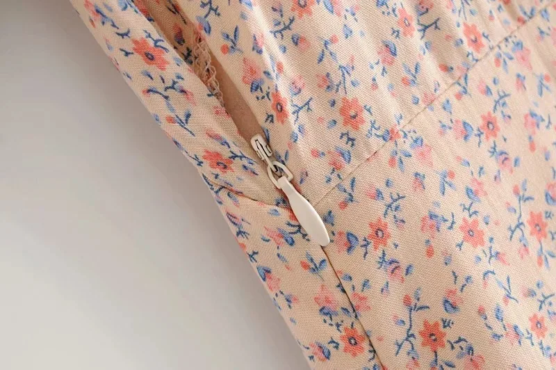 Robe femme длинное платье 2019 летнее модное свободное с принтом грибка оборками