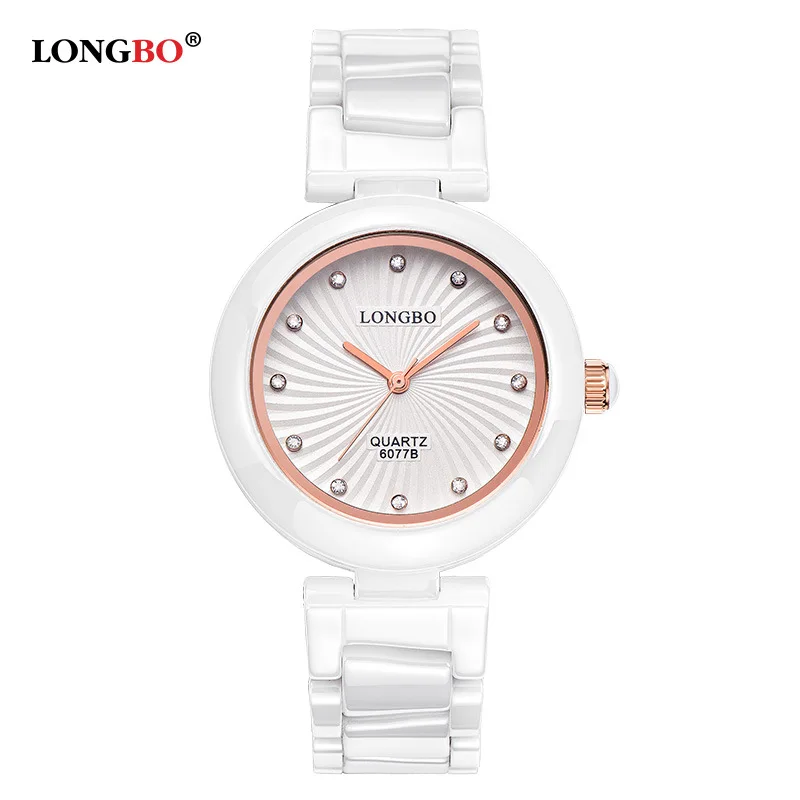 

2016 New Luxury LONGBO Brand Women Ceramic Watch Ladies Relogio Feminino Fashion Casual Montre Femme 30M Waterproof Wristwatch