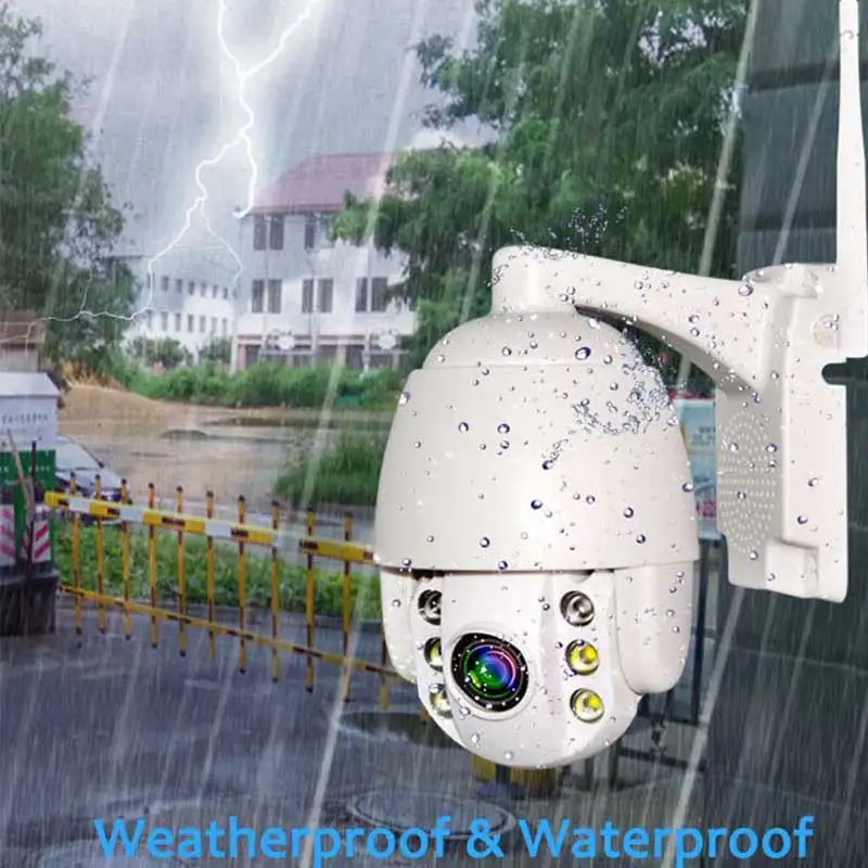 Mini PTZ Camera 5X Zoom HD 960P Waterproof Security IP 360° View ONVIF CCTV Video Surveillance System Full Color Night | Безопасность и