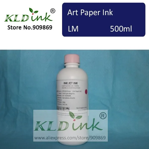 

[ KLD Ink ] Compatible High quality LIGHT MAGENTA art paper ink (1 pieceX 500ml )