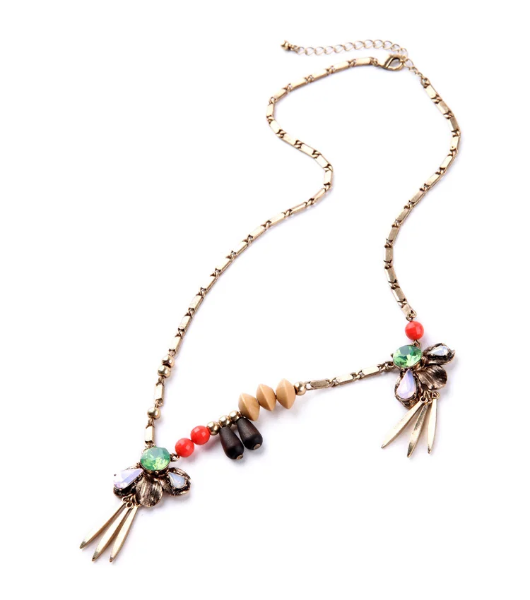 Модный женский Повседневный аксессуар классическое этническое ожерелье с