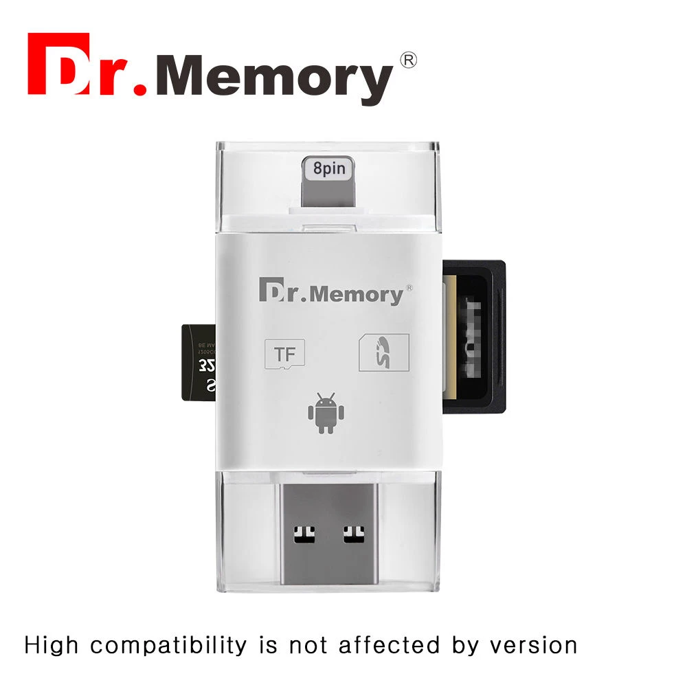 Устройство для чтения карт micro Sd Apple iphone 6s 7 plus флешка металлическое расширение