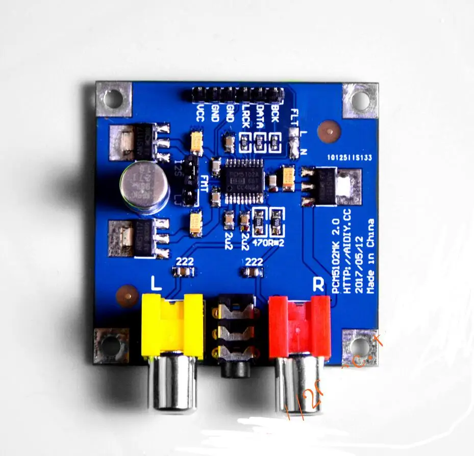 Новая версия PCM5102 PCM5102A DAC декодер I2S плеер для Hi Fi усилителя Raspberry Pi PK ES9023 F3 003|dac