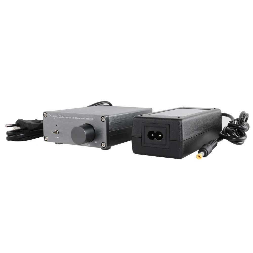 Цифровой усилитель мощности Breeze Audio BA100 MINI HiFi класса D tpa3116d2 * 2 TPA3116 Advanced 2*100 Вт Mini DC24V