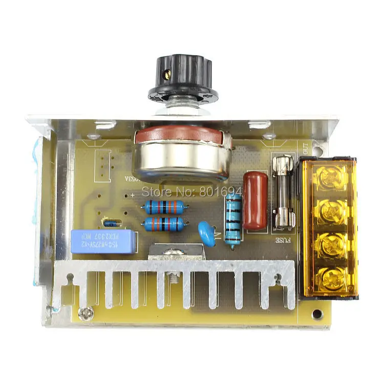 Регулятор напряжения SCR переменный ток 220 В 4000 Вт контроллер скорости диммер