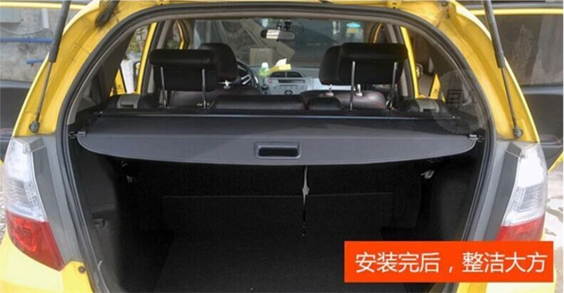 Защитный чехол для багажника Honda JAZZ FIT 2008 2009 2010 2011 2012 2013 Высокое качество авто аксессуары черный бежевый