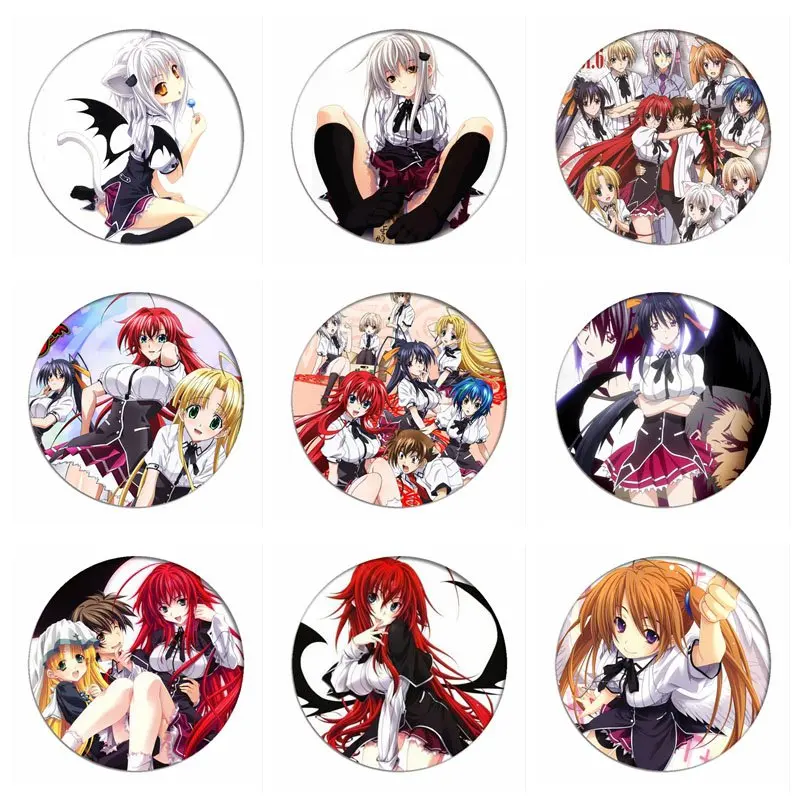 Высокая школа DXD Значки для косплея Rias Gremory брошь Tsto Issei икона коллекция нагрудник