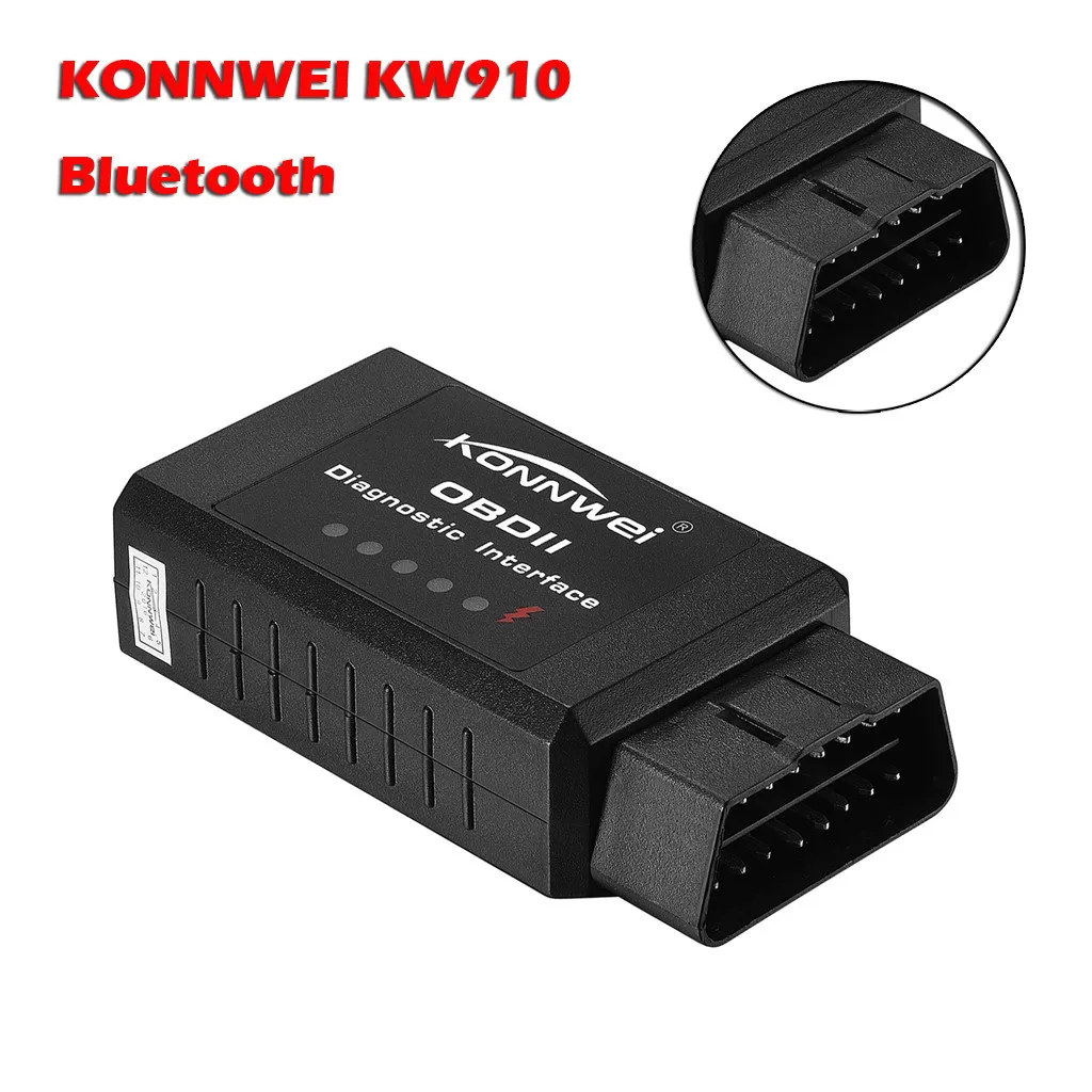 KW910 ELM327 Bluetooth OBD2 двигатель Диагностика ошибок автодиагностика Инструмент obd 2 сканер автомобиля-детектор PIC18F25K80