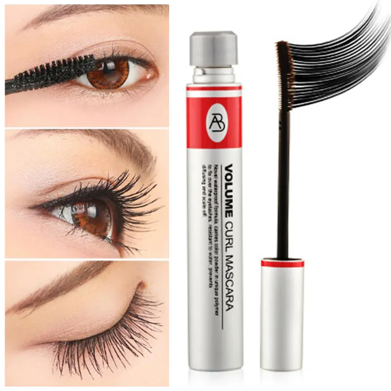 Горячая 4D шелковое волокно Тушь для ресниц водоСТОЙКАЯ Rimel 3d тушь наращивания