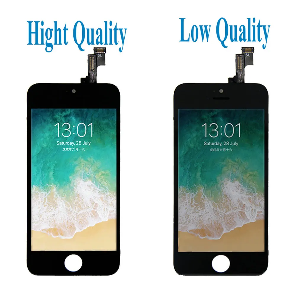 ЖК экран AAA для iphone 5 5s 5c дисплей в сборе Замена с оригинальным дигитайзером