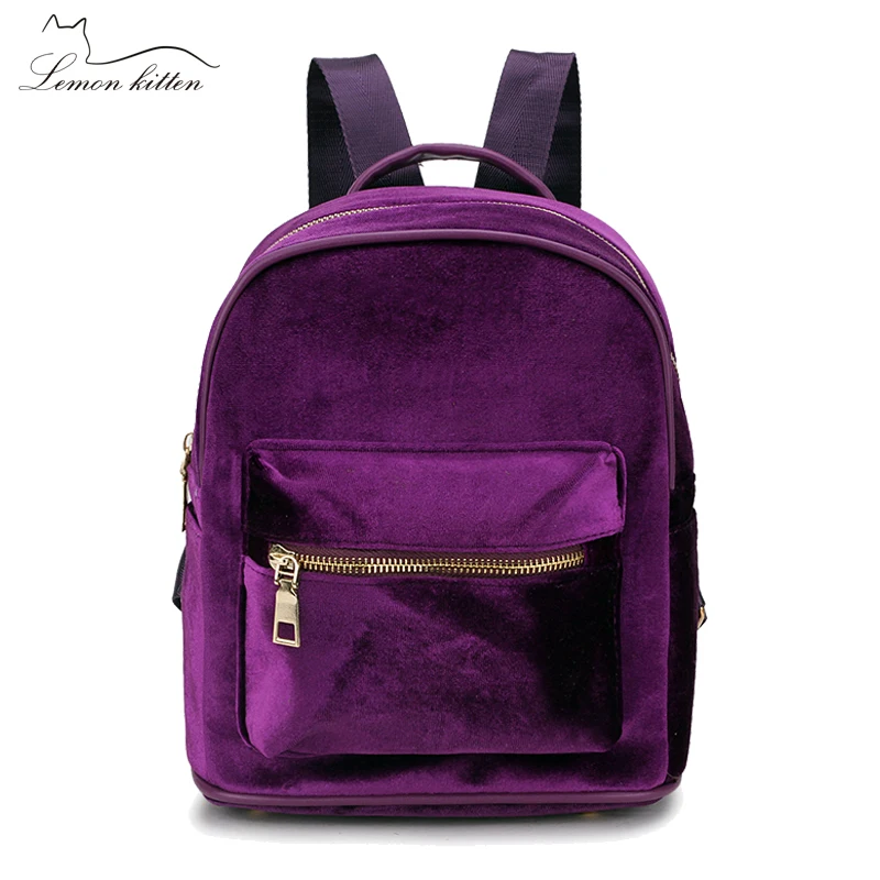 Женский мини рюкзак с помпоном и меховым 2018|women travel backpack|backpack for teenagersbackpack fashion |