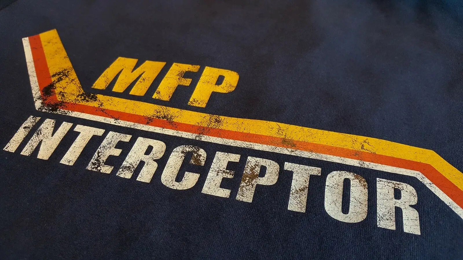 2019 забавная футболка Mad Max Mfp перехватчик вдохновленная фильмом тёмно синяя