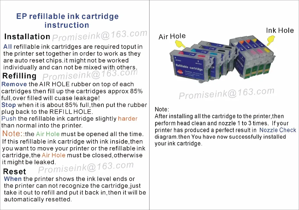 CEYE многоразовые картриджи для принтера EPSON R1900 8 шт пустые|ink cartridge|refillable ink cartridgesink