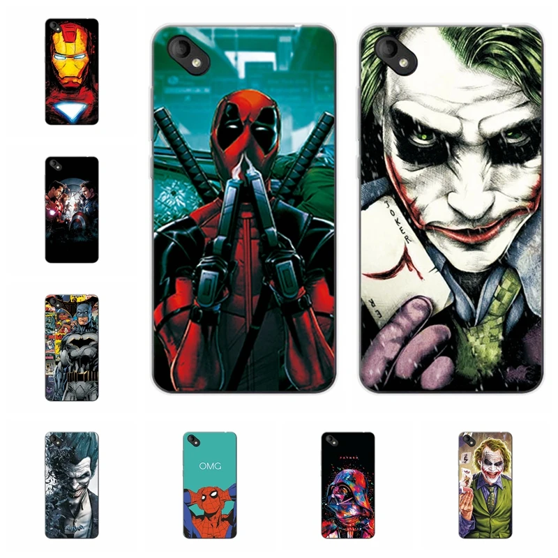Charming Captain America Phone Case For BQ 5035 BQ5035 Cover Spiderman Iron Man Soft TPU BQ-5035 Coque Capa Funda 5&quot Inch |