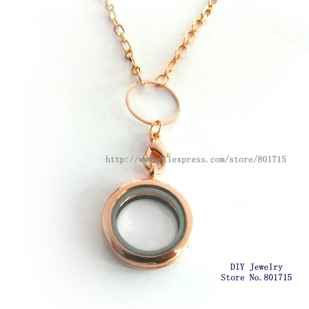 Магнитный круглый кулон 25 мм из нержавеющей стали простая Подвеска розового