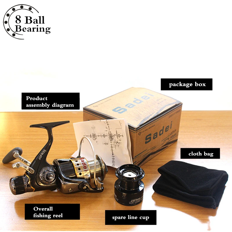 2017 новое поступление Передняя и задняя Тормозная Рыболовная катушка Max Drag 9 кг 8 +