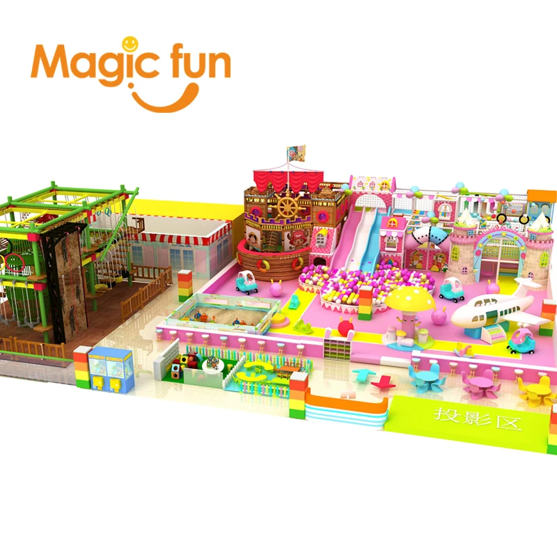Фото Надувная игровая площадка MAGICFUN scivoli для детей, коммерческий домик для прыжков, игровая площадка №3