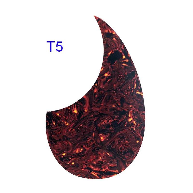 T5 Pleroo гитарные части Акустическая гитара pick guard Качество самоклеющиеся OM 18V стиль pick Guard наклейка для 4" 41" размер гитары ra - Цвет: T5