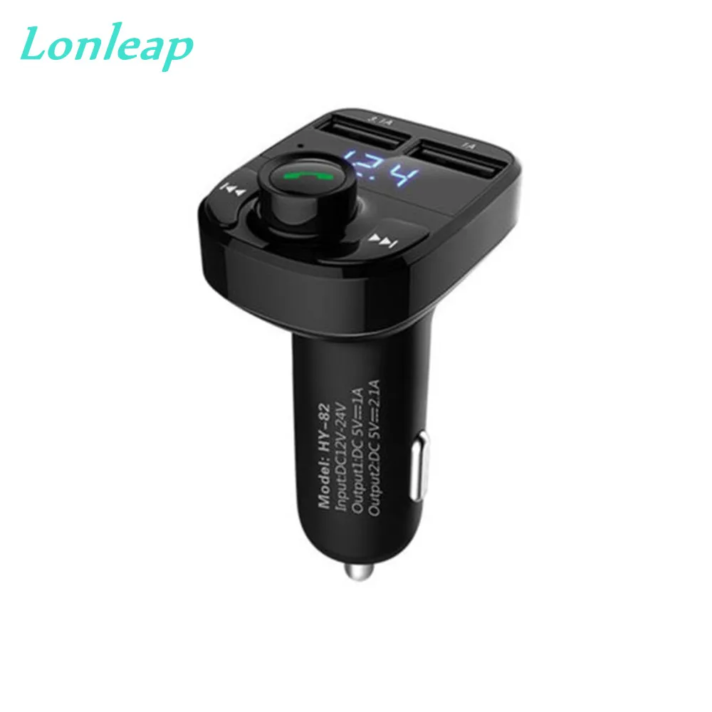 Lonleap автомобиля Беспроводной FM передатчик Радио музыкальный приемник Bluetooth AUX
