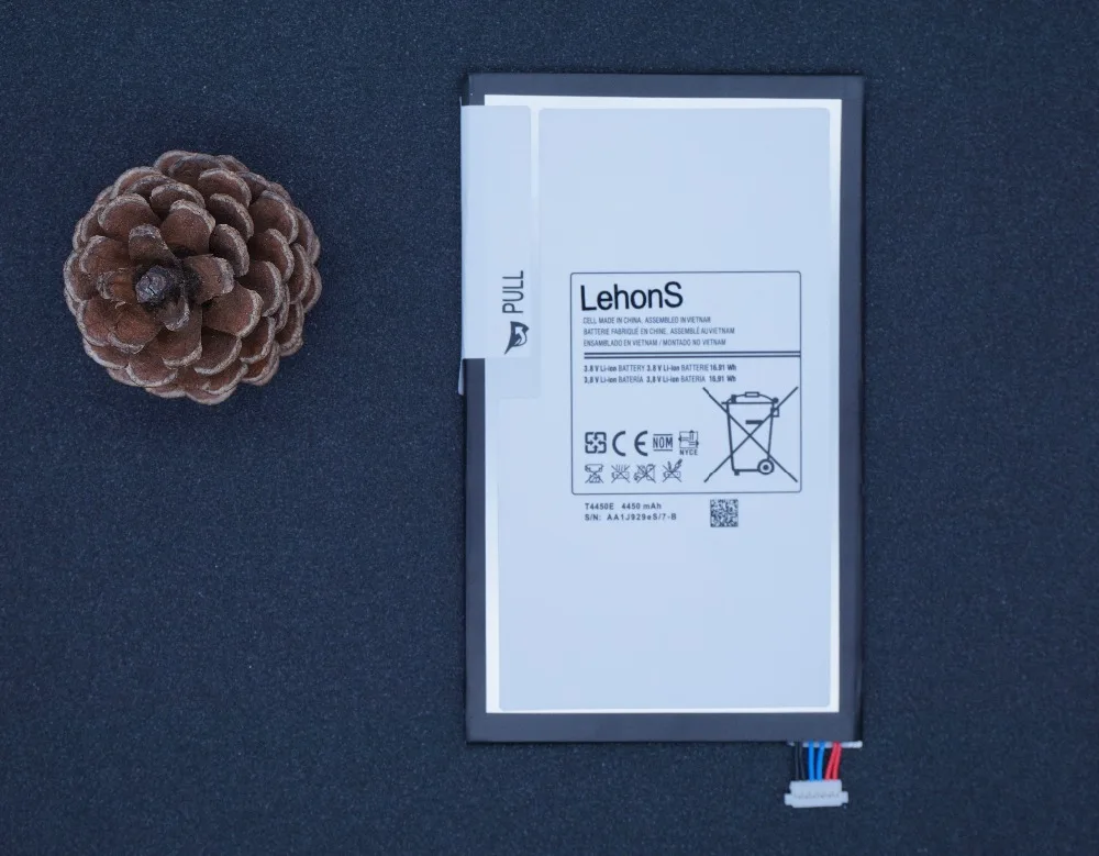 LehonS 1 шт. x 4450mAh Tab запасная батарея для Samsung galaxy Tablet 3 8 0 T310 T311 T315 SM-T310 E0288 T4450E с