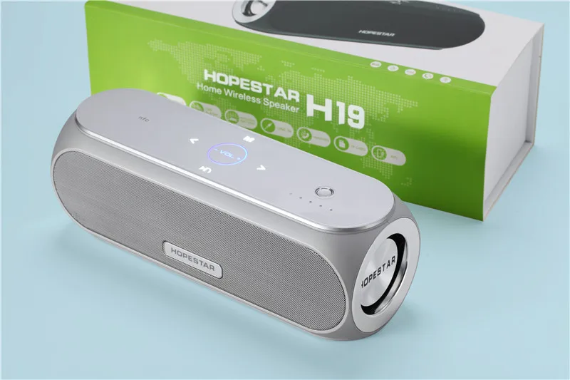 HOPESTAR H19 беспроводной портативный Bluetooth динамик водонепроницаемый громкий динамик внешний басовый эффект внешний аккумулятор