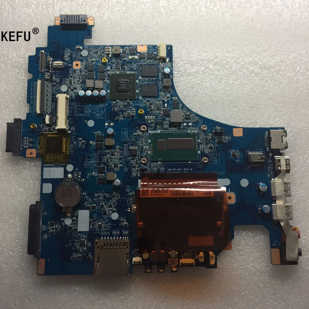KEFU Материнская плата ноутбука DAHKDAMB6A0 для Sony Vaio svf153 SVF1531SAJ PM материнская SN: A2011587A с
