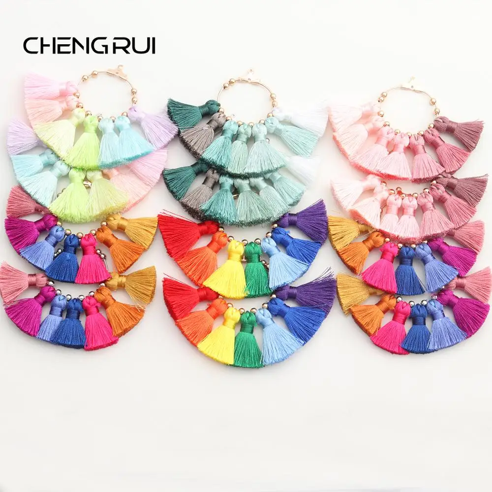 CHENGRUI L196 5 4 см шелковые кисточки ювелирные изделия аксессуары золото серебро