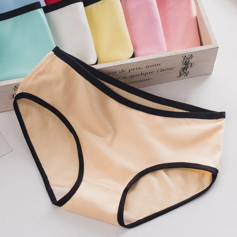 1 шт. трусы для девочек лаконичные дышащие студенческие трусики малышей милое