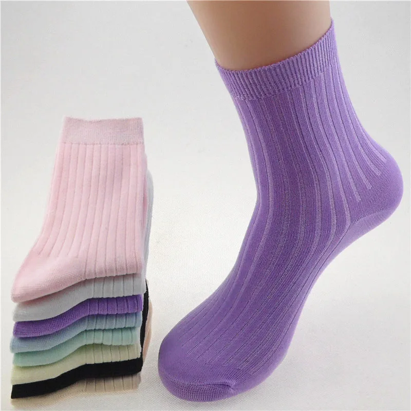 Носки женские из бамбукового волокна 6 пар весна лето|fashion woman socks|women fashion sockswomen socks