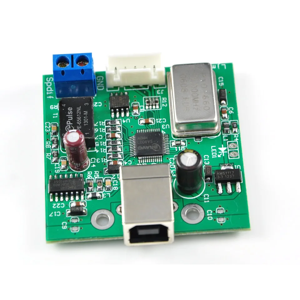 TE7022 DAC USB к коаксиальному процессору SPDIF I2S поддерживает 24 бит 96K образец