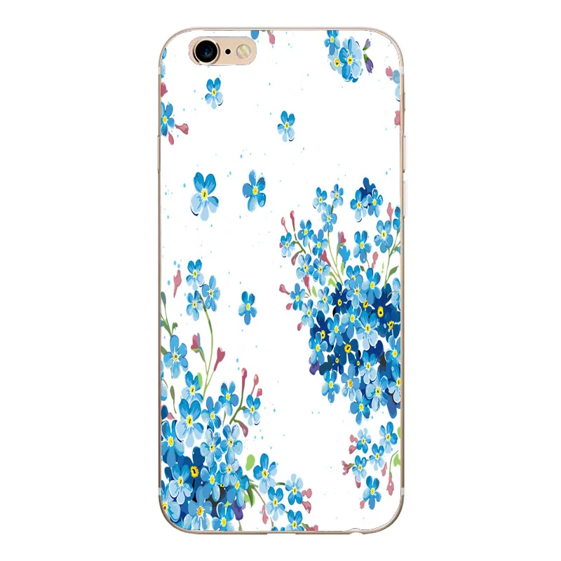 Мода Художественный лист телефонный чехол для iPhone 7/6/6 S/8 Plus 5 se матовый мягкий