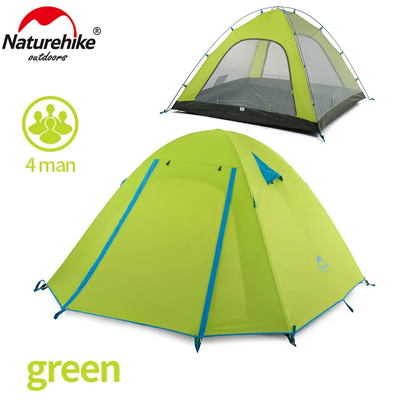 NatureHike P серии классический палатка т 210 ткань для 4 человек NH15Z003 P|Палатки| |