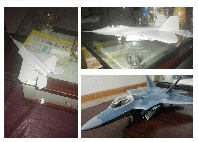 1: 72 Американский продвинутый F22A Raptor Stealth истребитель Сборная модель самолета