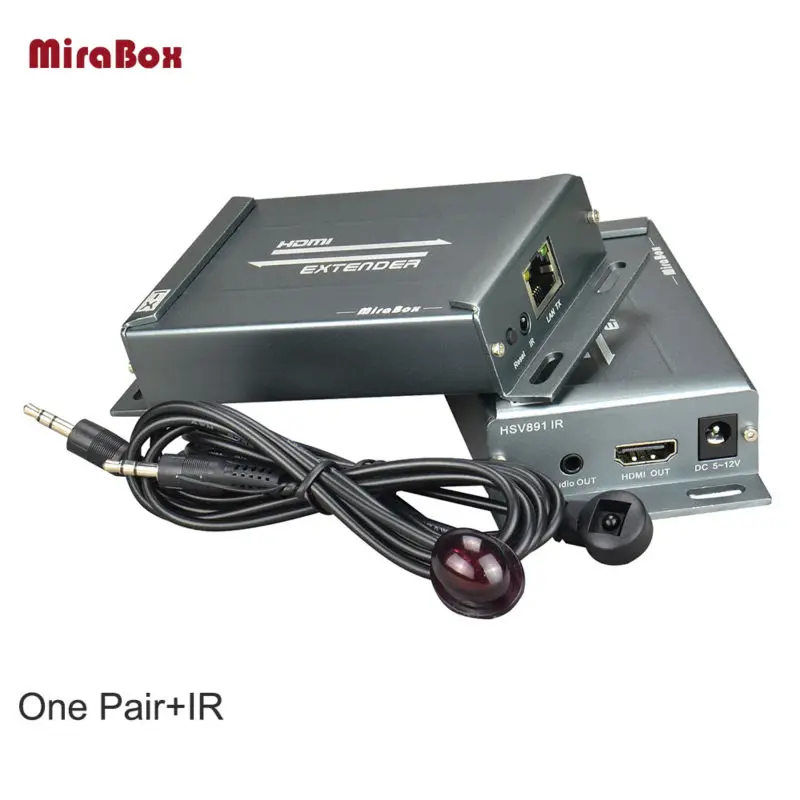 MiraBox HDMI удлинитель инфракрасный передатчик/приемник с ИК дистанционной