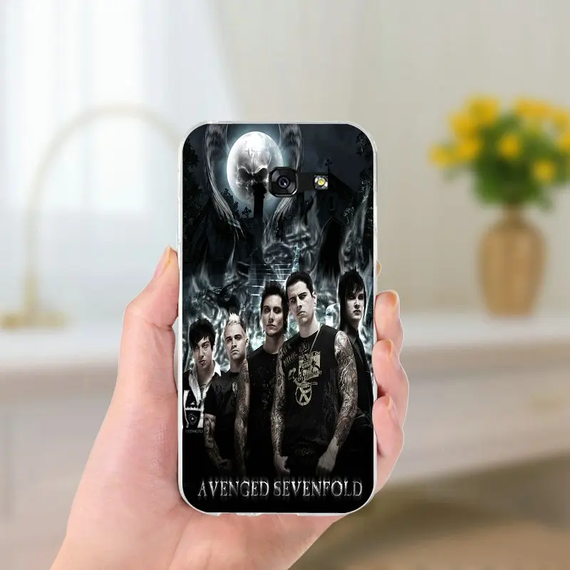 Avenged Sevenfold тонкий мягкий силиконовый чехол для телефона из ТПУ с принтом Samsung Galaxy A3