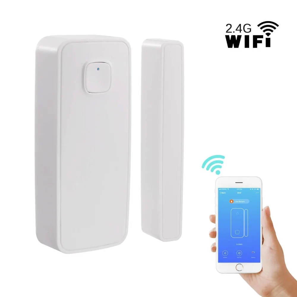 Умные окна дверные сенсор Wi-Fi дверной сигнализации оповещения безопасности