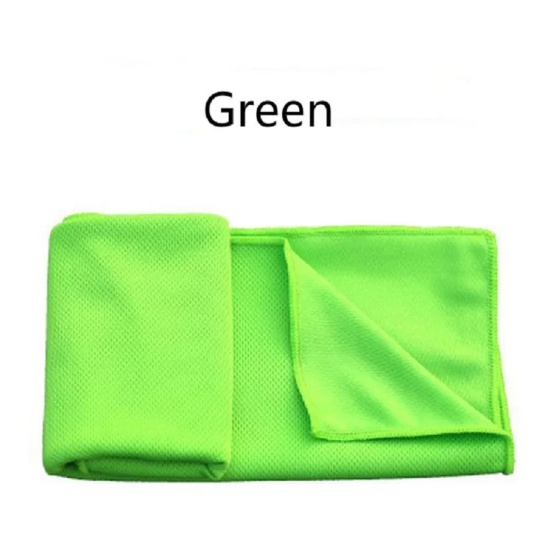 Green Lemochic Quick Dry полотенце фитнес-упражнения Fast Dry охлаждения Спорт на открытом воздухе полотенце высокого качества освежающий тренажерный зал полотенце - Цвет: Green