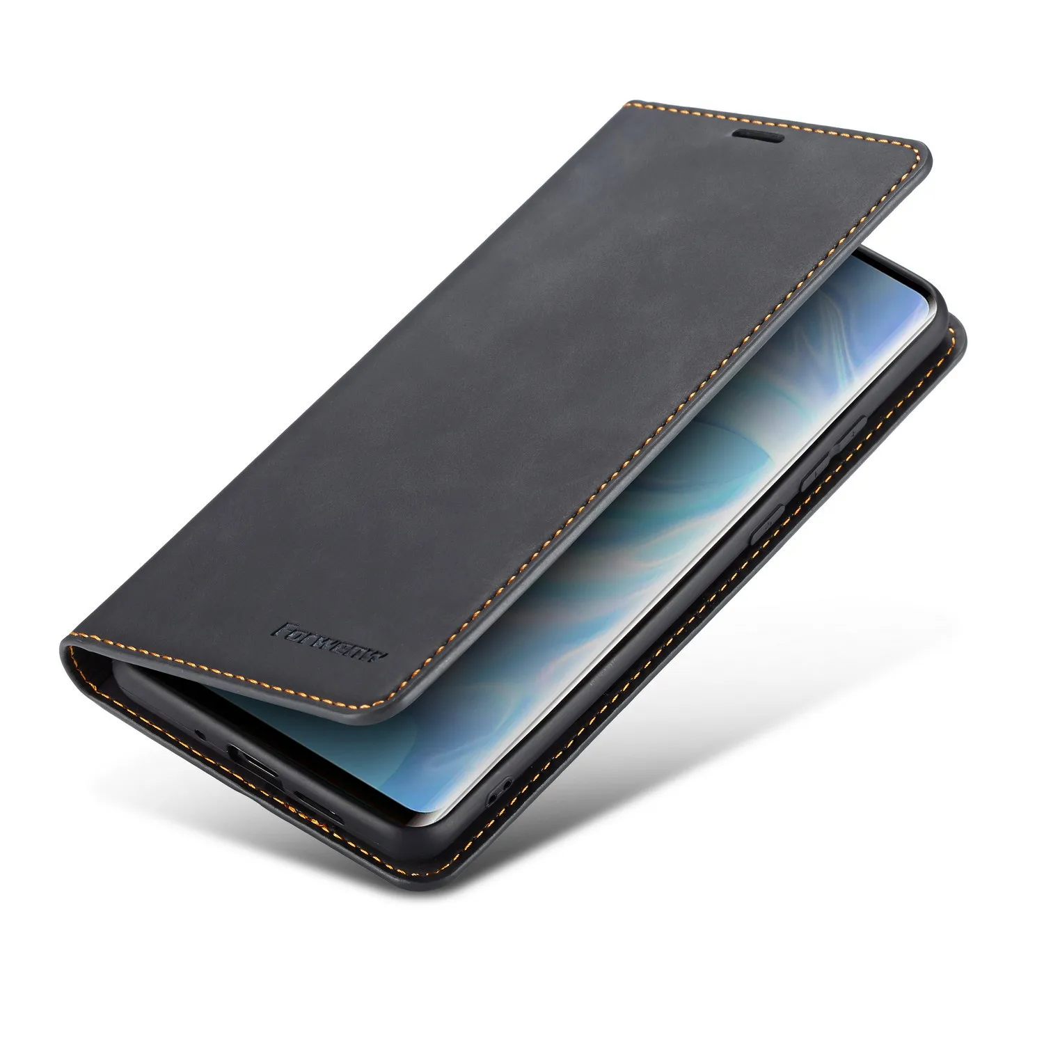 Роскошный деловой кожаный чехол для телефона Huawei P30 Pro с магнитным бумажником Lite