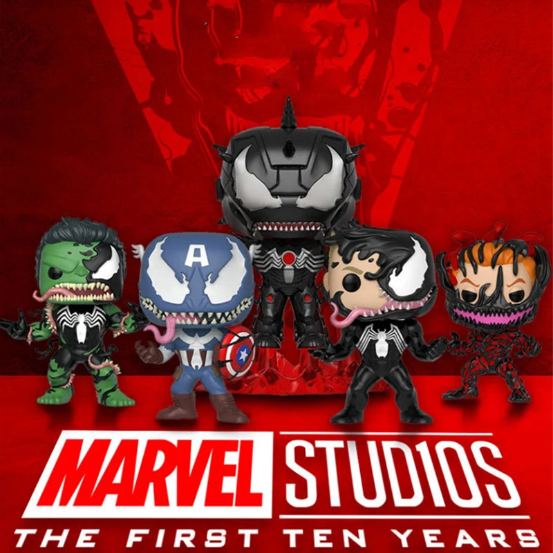 Funko поп-соревнование Мстителей чемпионов и яда Коллекционная модель детские
